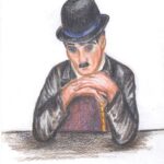 Charlie Chaplin portrait fotor